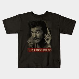 TEXTURE ART-Burt Reynolds - RETRO STYLE 2 Kids T-Shirt